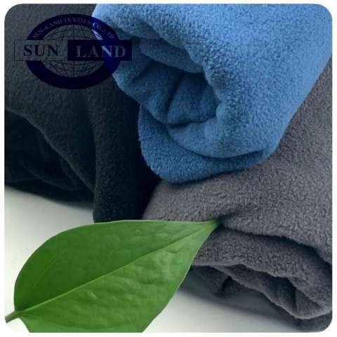 20 AW winter blanket jacket clothing 100% polyester micro polar fleece 300gsm two side brushed two side anti pilling